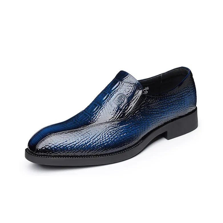 LAORENTOU Dress Shoes Men Low Top Black/Brown/Blue-17