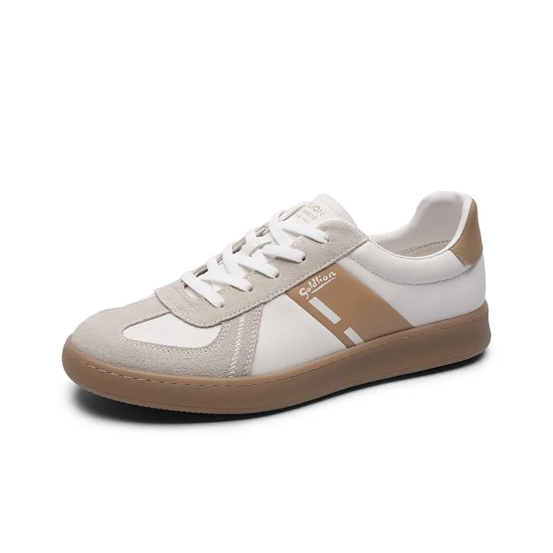 GOLDLION Skateboard Shoes Men's White-1