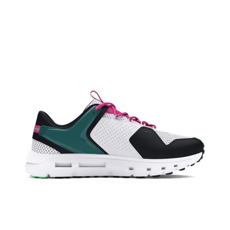 Under Armour Summit Trek Slip Resistant Low Top Running Shoes Men's White Black Green-1