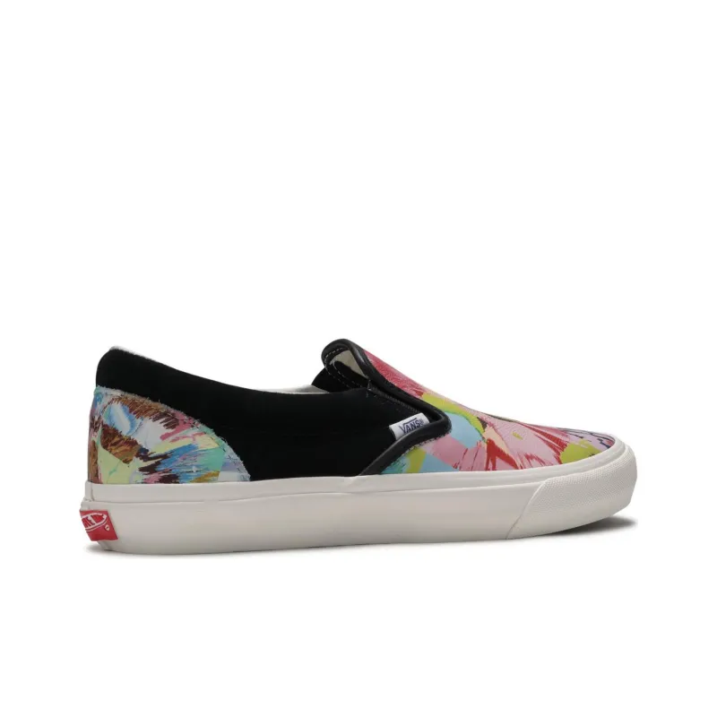 Vans Classic Slip On Vlt Lx Damien Hirst Skull Splatter-2