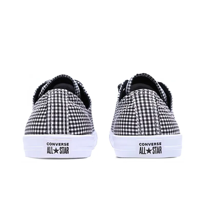 Converse Chuck Taylor All Star Black White Plaid Women's-3