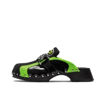 ANCUTA SARCA Closed Toe Slippers Women's Black Green