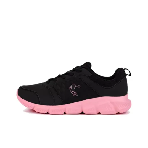 QIAODAN Running Shoes Women's Low-Top Black/Soft Pink