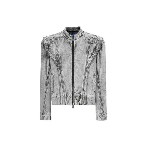 TIWILLTANG Denim Jackets Unisex Clear Day White