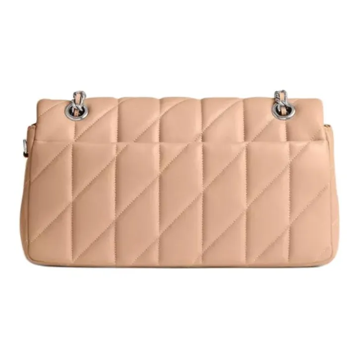 COACH Tabby Nappa Leather Hobo Bag, Crossbody Bag, Shoulder Bag Medium Size Women's Beige Yellow-2