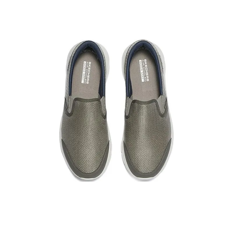 Skechers Low-Top Casual Shoes Men's Taupe-3