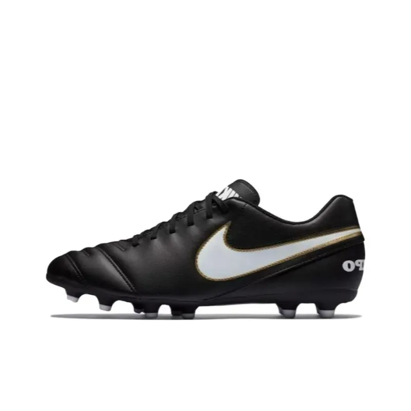 Nike Tiempo Rio Iii Fg Black White Gold-0