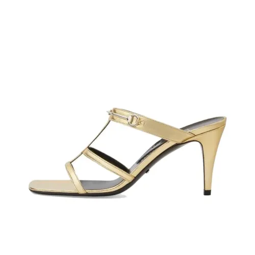 GUCCI 75mm Horsebit-detail Leather Sandals