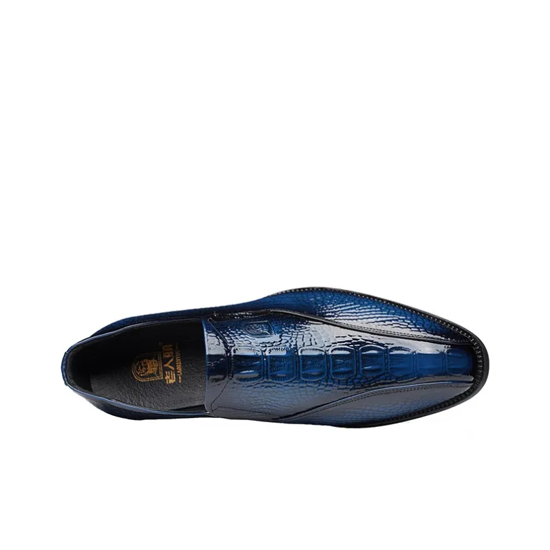 LAORENTOU Dress Shoes Men Low Top Black/Brown/Blue-18