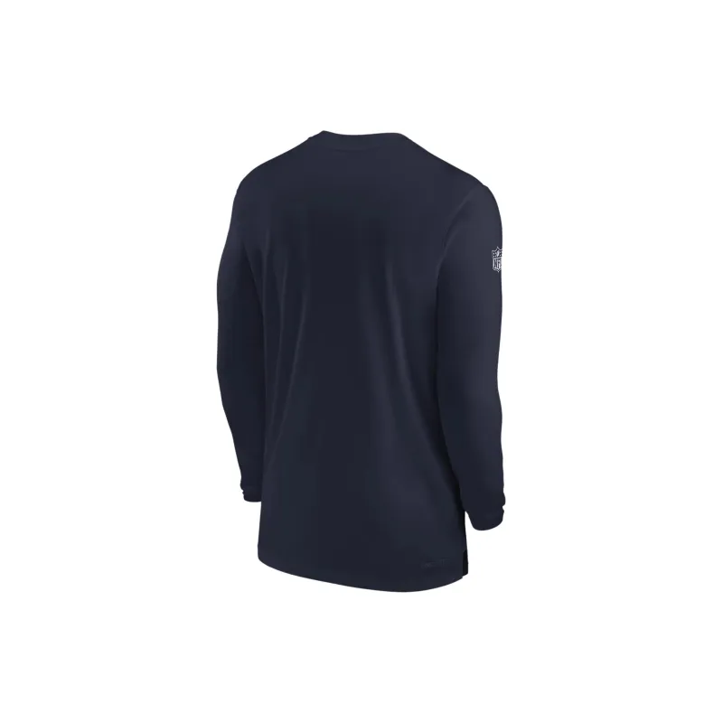 Nike Dri-FIT Sideline Coach NFL Dallas Cowboys T-Shirt Men's Marine Blue-1