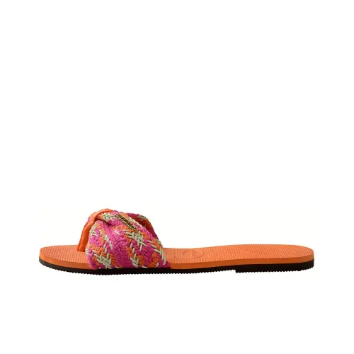 Havaianas Slide Slippers Unisex Coral Pink