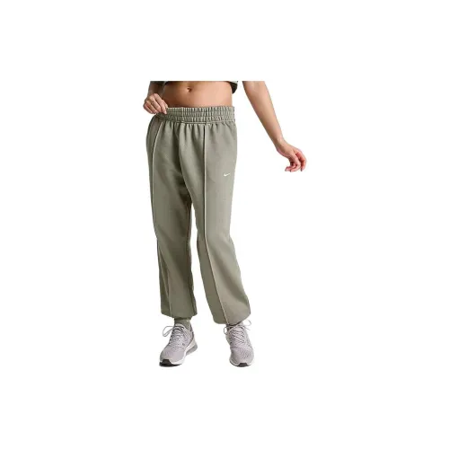 Nike Swoosh Knitted Sweatpants Women's Dark Gray Mud