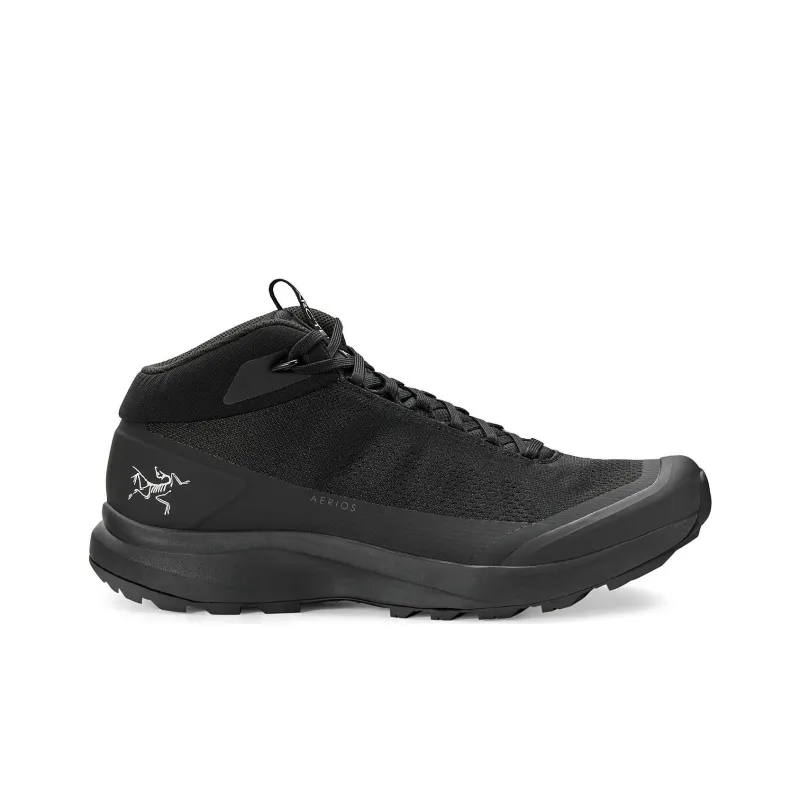 Arcteryx Aerios Cushioning, Wear Resistant Mid Top Outdoor Shoes Men's Black-1