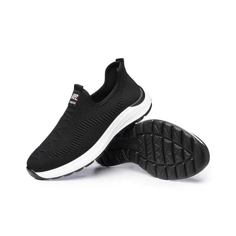 LAORENTOU Casual Shoes Men Low Top Black/Gray-3