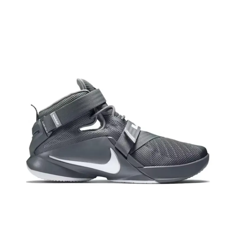 Nike LeBron Soldier 9 Cool Grey White-1