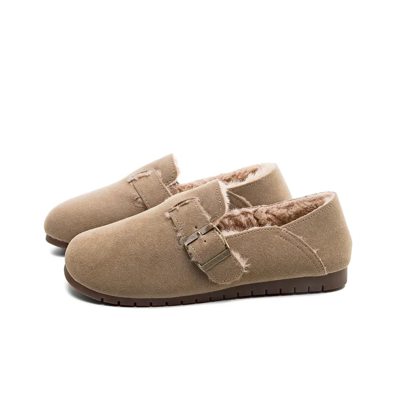 Warrior Casual Athletic Shoes Wear-Resistant Lightweight Height Increasing Low-Top Insulated Shoe Women's Khaki-1