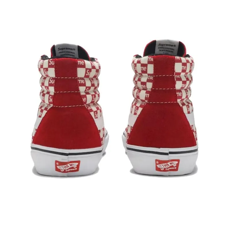 Sk8 Supreme X Vans Hi Pro 'Checkered Red'-2