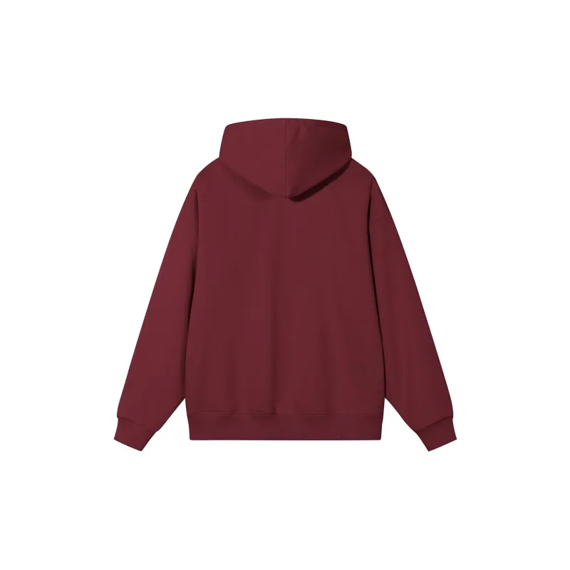 RENBEN Sweatshirts Unisex Burgundy-1
