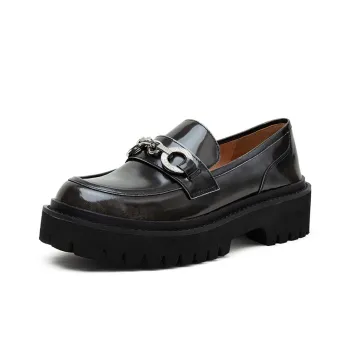 TOP GLORIA Loafers Women's Black/Brown