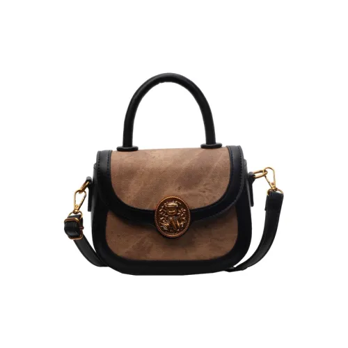 JANE KLAIN Synthetic Leather Crossbody Bag Regular Women's Black/Ecru/Khaki