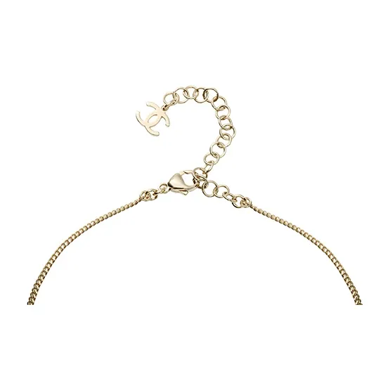 CHANEL 1986 1988 Heart pendant Necklace-3