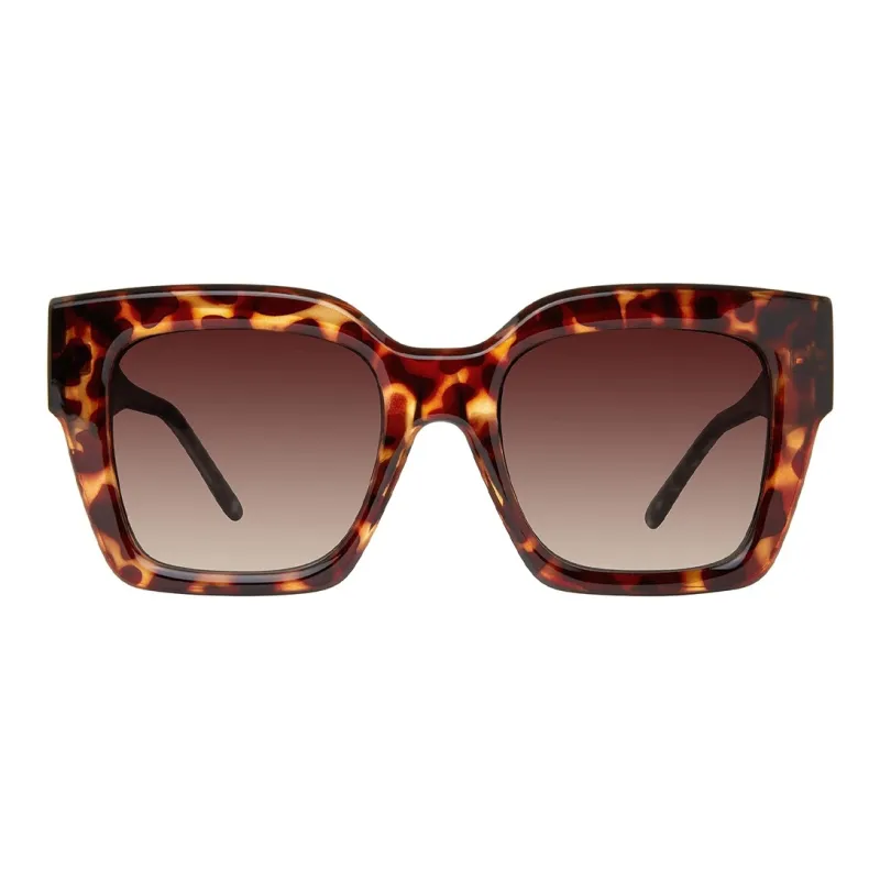STEVE MADDEN Square Sunglasses Unisex Tortoiseshell-1