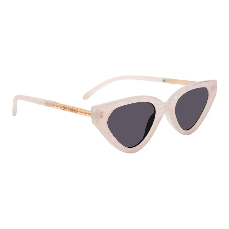 STEVE MADDEN Irregular Shape Sunglasses Unisex Beige-2