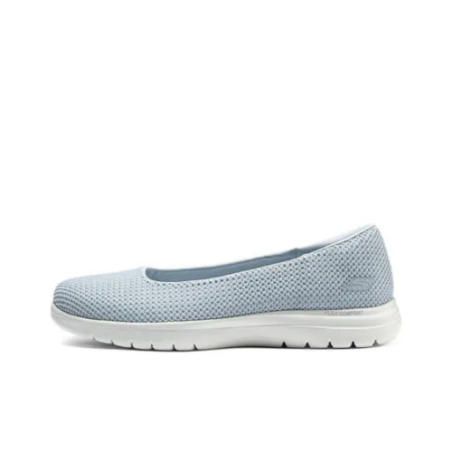 Skechers Anti Slip Wear Resistant Low Top Casual Shoes Women's Gray