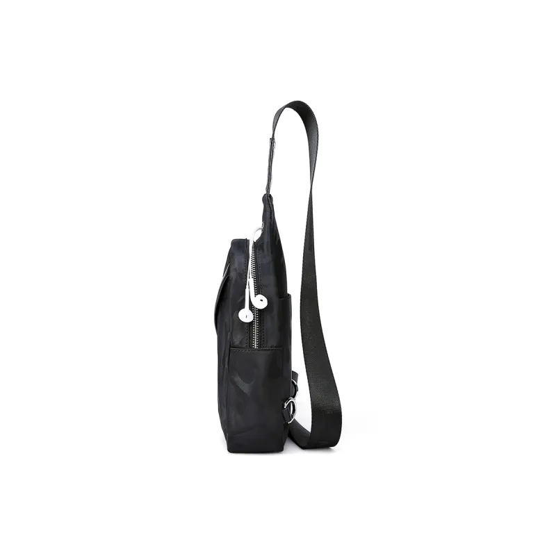 MEXICAN Fabric Sling Bag Regular Men's Black-1