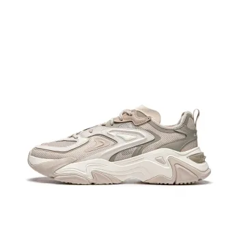 LiNing CF Tracing Collection Thousand Line Strategy SS Cushioning Rebound Low Top Casual Shoes Men's Oat Gray