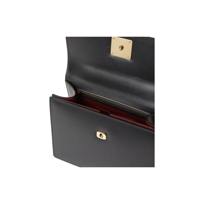 OFF WHITE Jitney 2.8 Leather Tote Black-4
