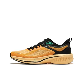 Erke Lightning 3.0 Summer Cushioning Rebound Low Top Running Shoes Men's Beeswax Orange Black