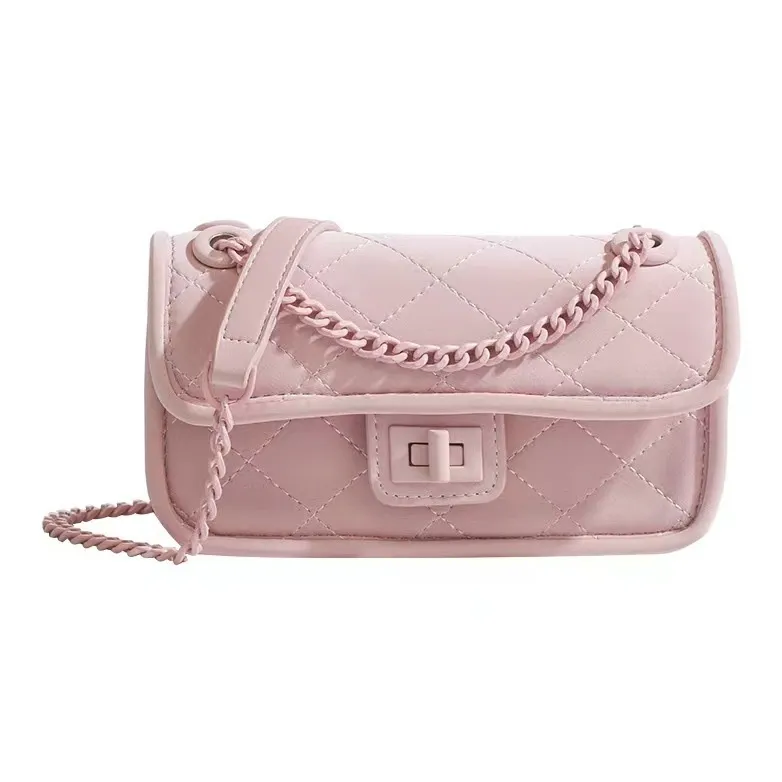 Bywhich PU Shoulder Bag Regular Women's Pink Black-0