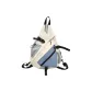 White Blue Trumpets with Charm