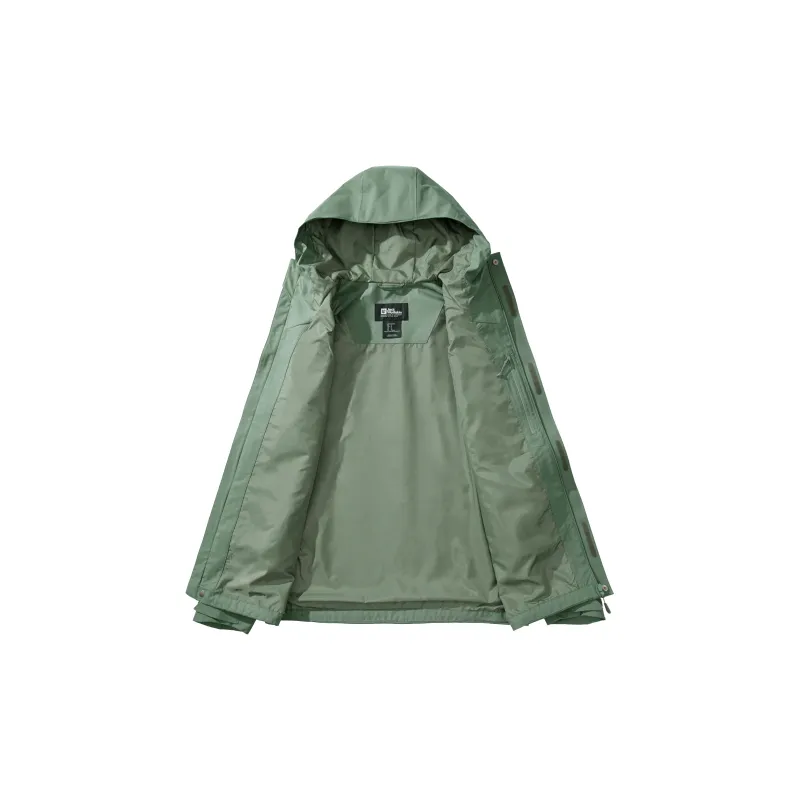 Jack Wolfskin KAMMWEG Water Resistant Windproof Breathable Water Repellent Windbreaker Jacket Men's-1