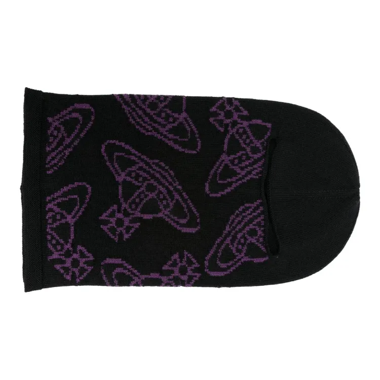 Vivienne Westwood Orb-embroidered Wool Balaclava-1