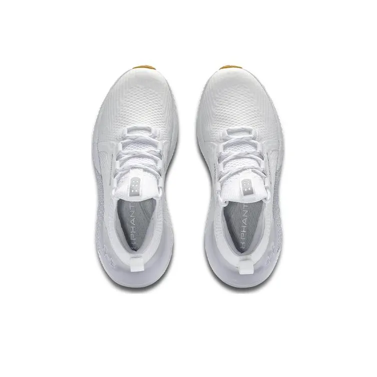 Under Armour HOVR Phantom Abrasion Resistant Low Top Golf Shoes Women's White-3