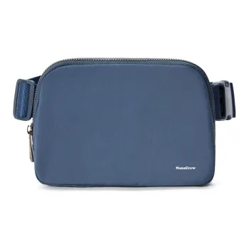 NANACREW Fabric One Shoulder Crossbody Bag Regular Unisex Beige/Pink/Dark Gray/Black/Marine Blue