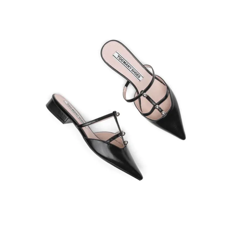 TOOMANYSHOES Wrap toe Slippers Women's-7