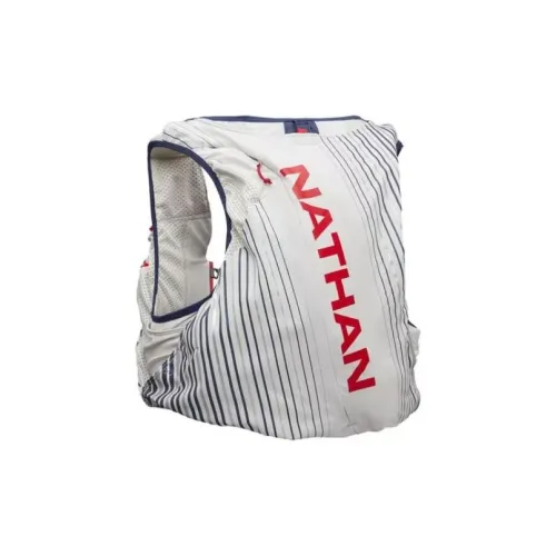 NATHAN Trail Running 20Herren Pack Polyester Nylon Spandex Rubber Thread Misty Gray/Ribbon Red