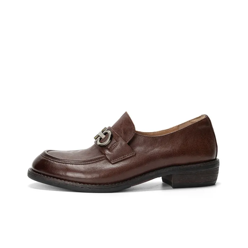 Q.VONTON Loafers Women's Black/Coffee-6