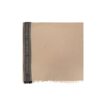 FERRAGAMO Knit Scarves Men's Brown