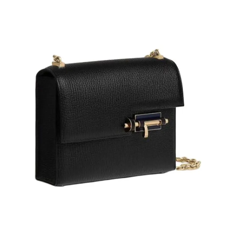 HERMES Verrou Mysore Goat Skin Shoulder Bag Crossbody Bag Mini Women's 89 Noir Black-1