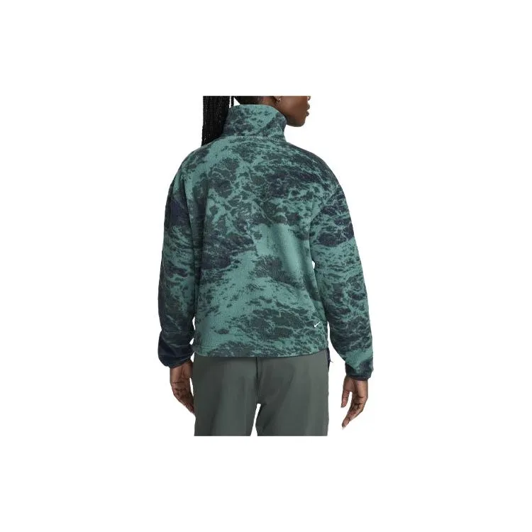 Nike 'Wolf Tree' Women's 1/2 Zip Pullover Printed Jacket-1