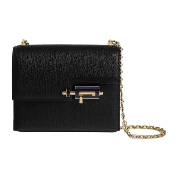 HERMES Verrou Mysore Goat Skin Shoulder Bag Crossbody Bag Mini Women's 89 Noir Black-0