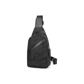 MEXICAN Fabric Sling Bag Regular Men's Black