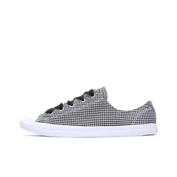 Converse Chuck Taylor All Star Black White Plaid Women's