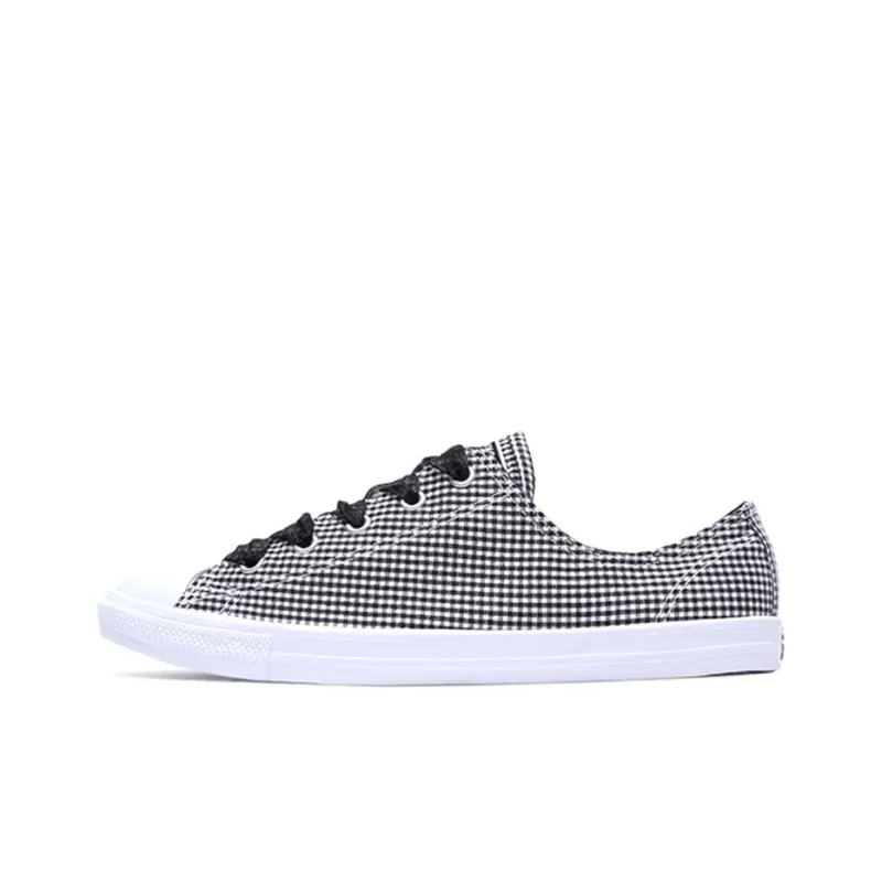 Converse Chuck Taylor All Star Black White Plaid Women's-0