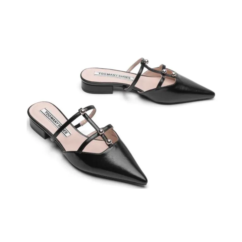 TOOMANYSHOES Wrap toe Slippers Women's-6
