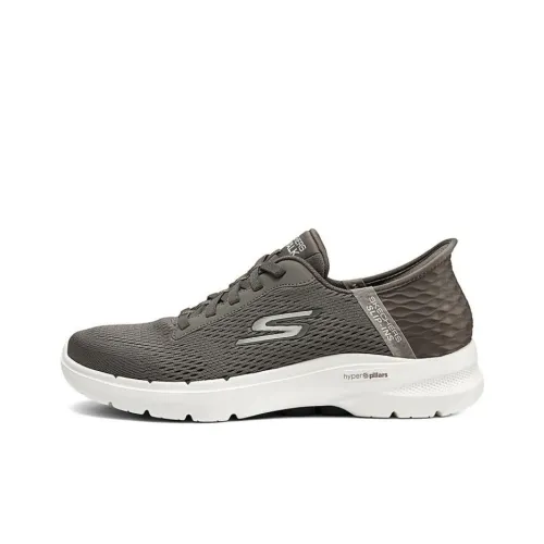 Skechers Hands Free Slip Ins Cushioning Low Top Casual Shoes Men's Brown